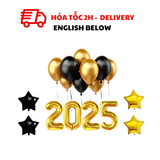 Bộ Bóng Trang Trí Happy New Year Set CBHP65