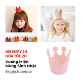 Vương Miện Happy Birthday Cho Bé Nhiều Mẫu - Kid Paper Crown Multiple Designs TNOI63