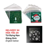 5 Túi Đựng Kẹo Chủ Đề Giáng Sinh - Christmas Loot Bags 5pcs BBNE74