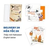 Thiệp Mời Tiệc Halloween Nhiều Mẫu - Halloween Party Invitation Card Multiple Options BBHL35
