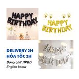 Bộ Bong Bóng Chữ Happy Birthday Cho Tiệc Sinh Nhật Nhiều Mẫu - Happy Birthday Combo Balloons Set For Birthday Parties Multiple Options DCK58