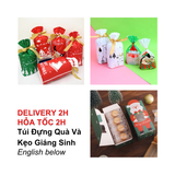 Túi Đựng Kẹo Và Quà Chủ Đề Giáng Sinh Nhiều Mẫu Cho Bé  - Christmas Loot Bags And Gift Bags Multiple Designs For Kids BBNE05