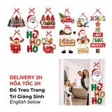 Đồ Treo Trang Trí Cửa Chủ Đề Giáng Sinh - Decorative Christmas Door Hangings BBNE84