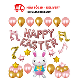 Bộ Bóng Trang Trí Lễ Phục Sinh Happy Easter Balloon Set LPS20
