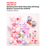 Bộ Bóng Sinh Nhật Hello Kitty Birthday Balloon Garland Set UPKP10