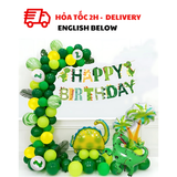 Bộ Bóng Sinh Nhật Chủ Đề Khủng Long | Dinosaurs Balloons Garland Kit KAB12