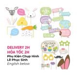 Bộ Phụ Kiện, Hashtag Chụp Hình Lễ Phục Sinh Nhiều Mẫu - Multiple Designs of Easter Photo Props LPS08