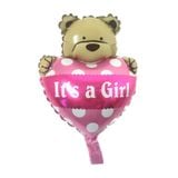 Bong bóng hình gấu teddy it a girl
