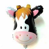 Bong bóng hình mặt bò size M - Cow balloon bhkl19