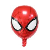 Spiderman face foil balloon