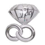 ''I DO'' diamond ring balloon