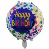 BONG BÓNG TRÒN FOIL HAPPY BIRTHDAY