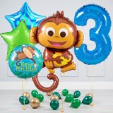 Bộ bóng bay thú rừng helium balloon set hlk74