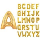 Gold Letter Balloons 40cm bse42
