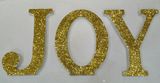 Chữ gỗ kim tuyến trang trí - Glitter Wood Letter