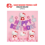Bộ Bong Bóng Trang Trí Hello Kitty - Hello Kitty Balloon Set UPKP12