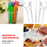 Muỗng Nĩa Nhựa - Cutlery Set CCH51