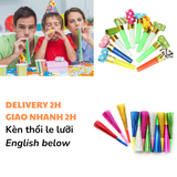 Bộ 3 Kèn Thổi Le Lưỡi Nhiều Mẫu Cho Tiệc Party Horn OTBF11