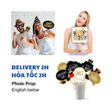 Bộ Phụ Kiện Chụp Hình Tiệc Sinh Nhật Nhiều Mẫu - Birthday Photo Props Multiple Options SNNL78