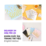 Khăn Giấy Ăn Trang Trí Tiệc Nhiều Màu Sắc - Paper Napkin Multiple Colors For Party, Decoration  CTDT73