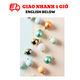 Combo 10 Trái Châu Trang Trí Cây Thông Noel Bauble Combo For Christmas Tree Decoration CTNE47