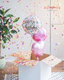 Bộ bóng bay chữ HPBD helium balloon set hla40