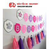 Dây Cờ Sinh Nhật Paw Patrol Birthday Bunting CCH40