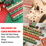 Giấy Gói Quà Giáng Sinh Nhiều Mẫu - Christmas Gift Wrap BBNE61