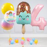 Bộ bóng bay cho bé helium balloon set tcd40