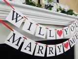 Bộ chữ marry me banner hpni42