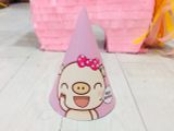 Nón heo hồng birthday hat nonk 30