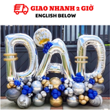 Bộ bóng trang trí ngày Fathers Day balloon set mfd45
