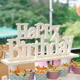 Chữ gỗ Happy Birthday