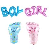 Bộ bong bóng trang trí Boy Or Girl màu trắng xanh tbgt38