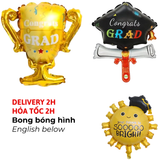 Bóng Bóng Hình Tốt Nghiệp Nhiều Mẫu - Graduation Foil Balloons Multiple Designs LTN55