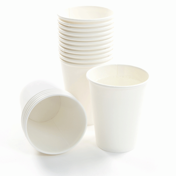 White paper cup 10/pack – Party Vui