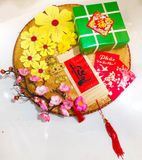 1 mẹt hoa Tết - Flat bamboo for Tet pktet64