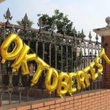 Bộ Bóng Chữ Oktoberfest Màu Vàng - Gold Oktoberfest Foil Balloon Combo OTBF17