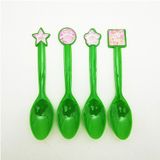 Jeweled princess plastic spoons
