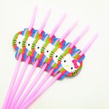 Hello Kitty drinking straws 6/pack