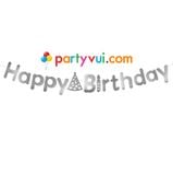 Dây cờ happy birthday nón sinh nhật