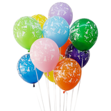 Bong bóng in chữ Happy Birthday đủ màu