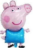 Peppa pig foil balloon (blue) - Size M