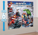 Avengers party backdrop