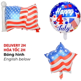 Bóng Hình Trang Trí Tiệc Quốc Khánh Mỹ - Shaped Balloons for 4th of July QKM34