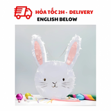 Pinata Thỏ Trắng Lễ Phục Sinh - Happy Easter White Bunny Pinata LPS13