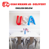 Bóng chữ trang trí tiệc 4 of July qkm05