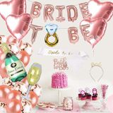 Bộ Bóng Tiệc Chia Tay Độc Thân Màu Rosegold - Bachelorette Party Rosegold Balloon Set CTDT18