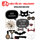 Bộ Phụ Kiện Chụp Hình Halloween Photo Props BBHL05