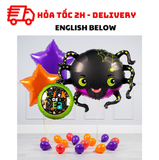 Bộ Bóng Nhện Halloween Spider Foil Balloon Combo BBHL71